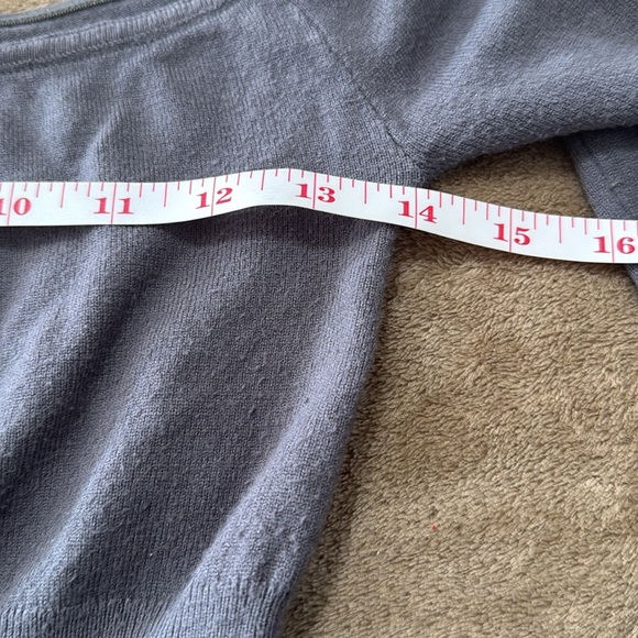 Edikted Jane Gray Tie Front Knit Top - Picture 6 of 9